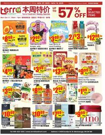 Terra Foodmart flyer week 45 Page 1
