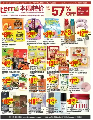 Terra Foodmart flyer (valid until 12-11)
