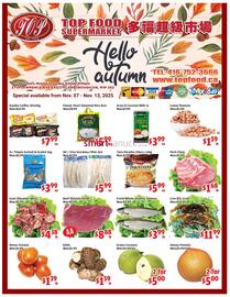 Top Food Supermarket flyer week 45 Page 1