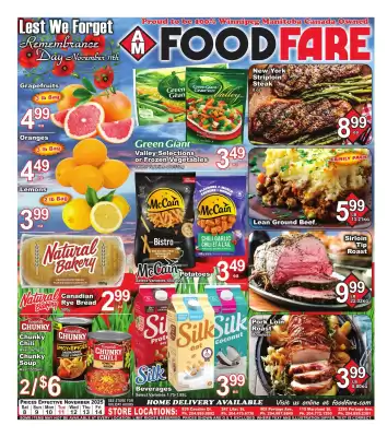 Food Fare flyer (valid until 12-11)