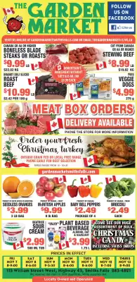 The Garden Market flyer (valid until 12-11)