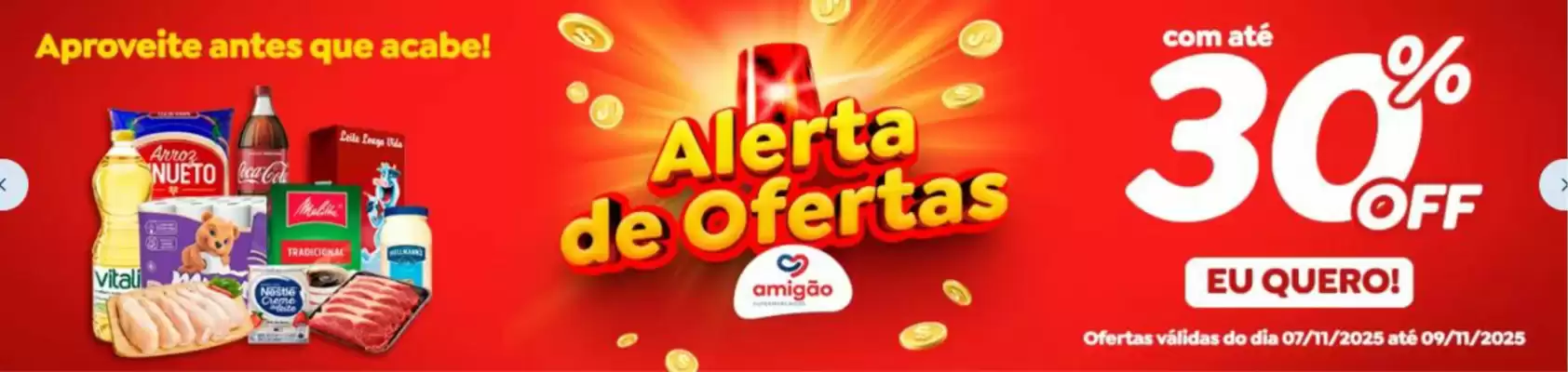 Catálogo Amigão Supermercados (válido até 8-11)