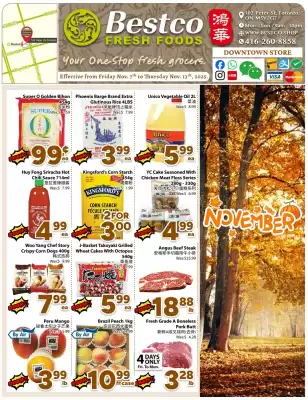 Bestco Food Mart flyer (valid until 13-11)