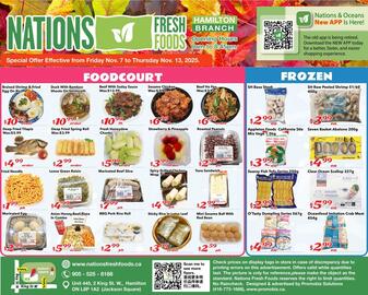 Nations Fresh Foods flyer week 45 Page 1