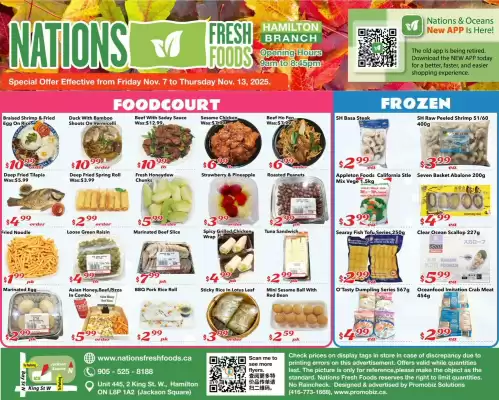 Nations Fresh Foods flyer (valid until 13-11)