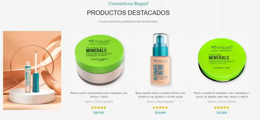 Catálogo Cosméticos Raquel (válido hasta 17-11)