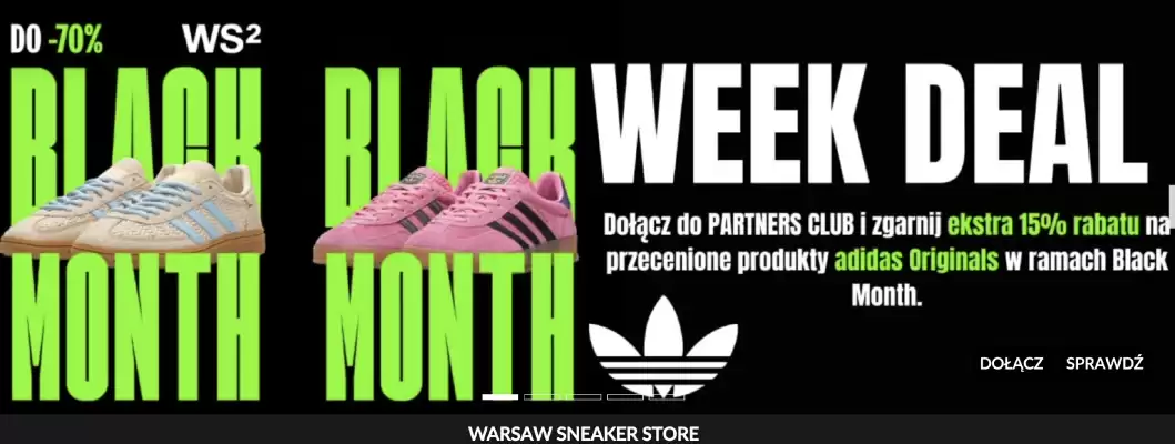 Warsaw sneaker store akciós újság (érvényes eddig: 13-11)