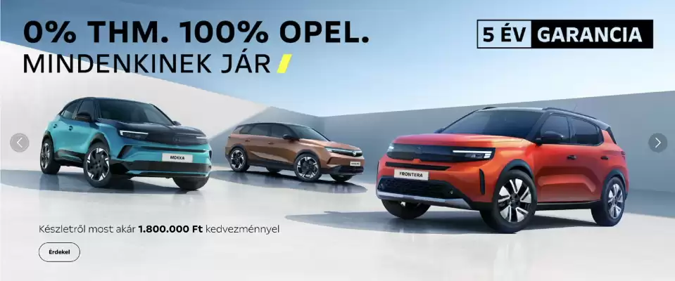 Opel akciós újság (érvényes eddig: 27-11)