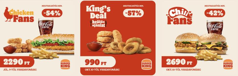 Burger King akciós újság hét 45 Oldal 1