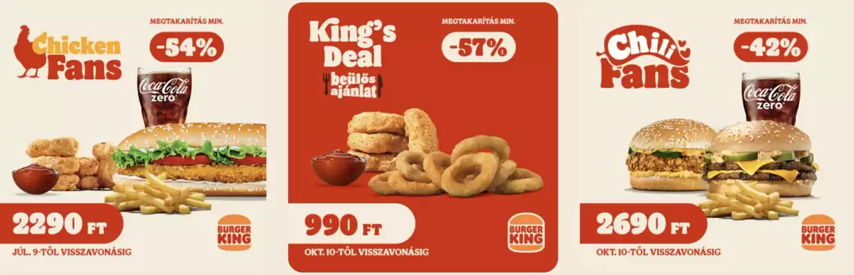 Burger King akciós újság (érvényes eddig: 13-11)