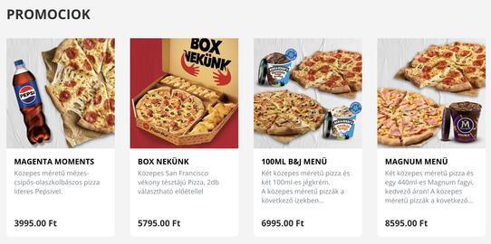 Pizza Hut akciós újság Oldal 1