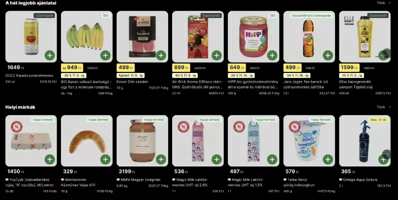 Kifli.hu akciós újság (érvényes eddig: 16-11)