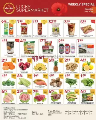 Lucky Supermarket flyer (valid until 13-11)