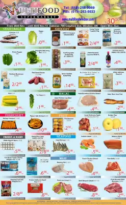 MultiFood Supermarket flyer (valid until 13-11)