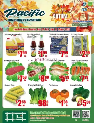 New Pacific Supermarket flyer (valid until 13-11)