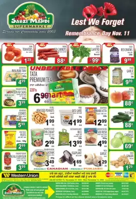 Sabzi Mandi Supermarket flyer (valid until 13-11)