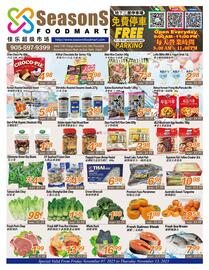 Seasons Foodmart flyer week 45 Page 1
