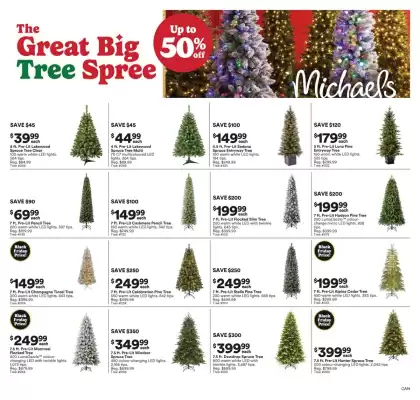 Michaels flyer (valid until 13-11)