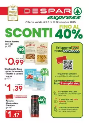 Volantino DeSpar Express (valido fino al 19-11)