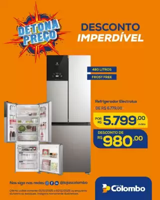 Folheto Lojas Colombo (válido até 10-11)