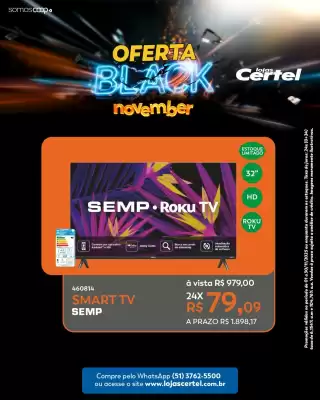 Folheto Lojas Certel (válido até 30-11)