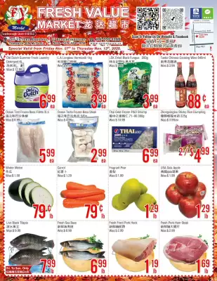 Fresh Value flyer (valid until 14-11)