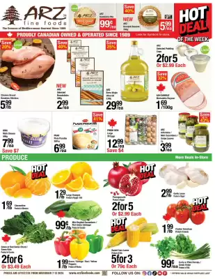 Arz Fine Foods flyer (valid until 13-11)
