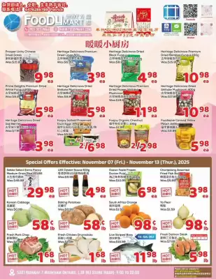 Foody Mart flyer (valid until 13-11)