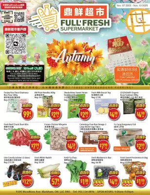 Full Fresh Supermarket flyer (valid until 13-11)