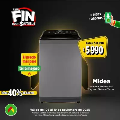Folleto Bodega Aurrerá (válido hasta 19-11)