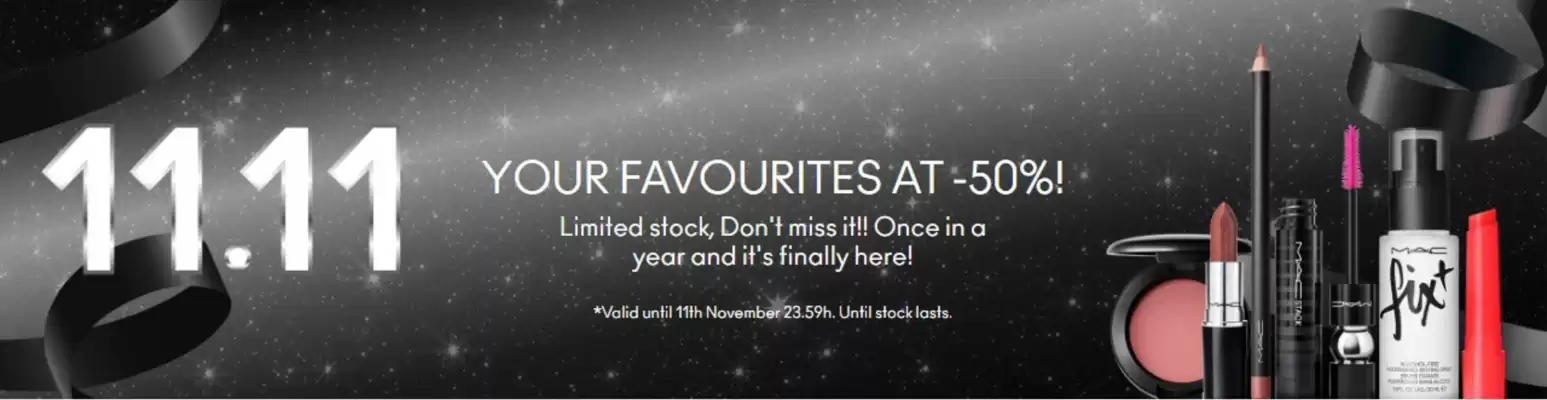 MAC Cosmetics catalogue (valid until 11-11)