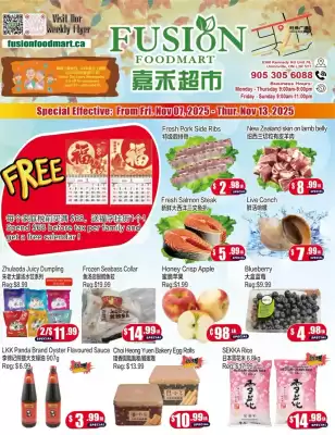 Fusion Supermarket flyer (valid until 13-11)