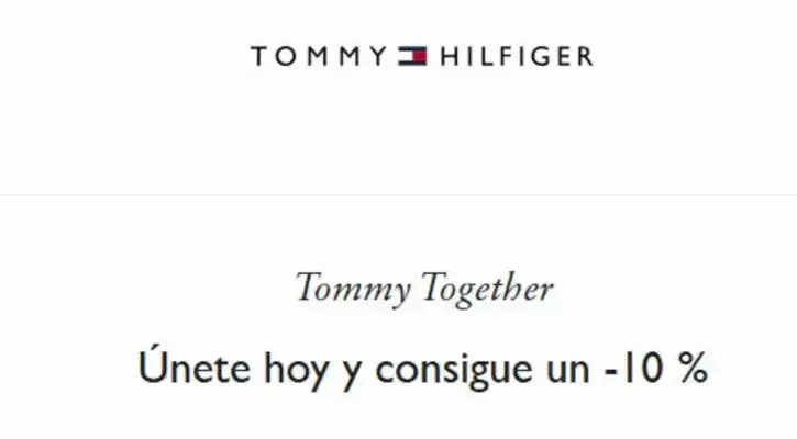 Catálogo Tommy Hilfiger (válido hasta 9-11)