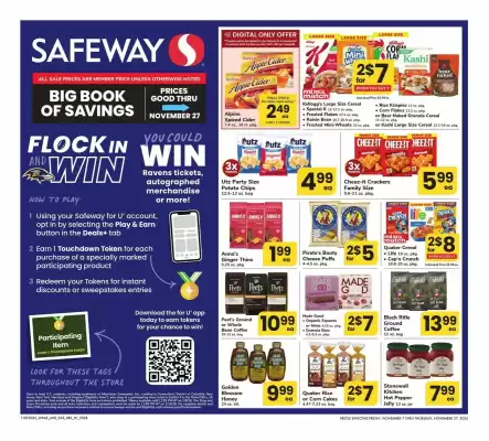 Safeway weekly ad (valid until 27-11)