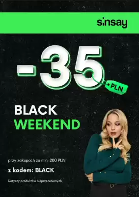 Sinsay gazetka (wa偶no艣膰 do 9-11)