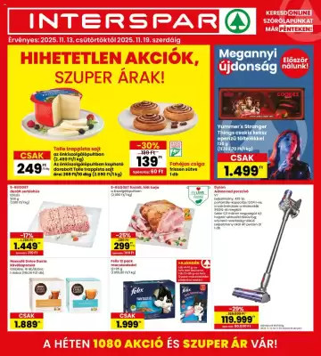 Interspar akciós újság (érvényes eddig: 19-11)