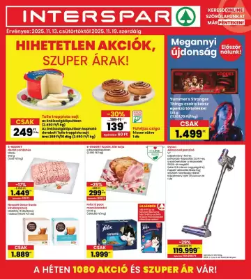 Interspar akciós újság (érvényes eddig: 19-11)