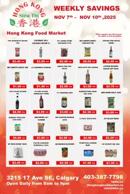 Hong Kong Food Market weekly ad (valid until 16-11)