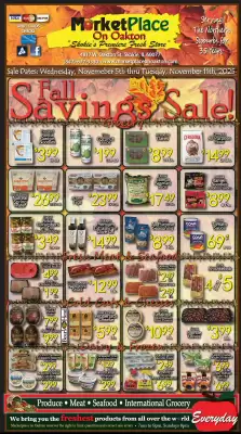Market Place on Oakton weekly ad (valid until 11-11)