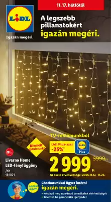 Lidl akciós újság (érvényes eddig: 19-11)