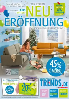 Trends Möbel Prospekt (gültig bis 14-11)