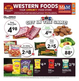 Western Foods flyer Page 1