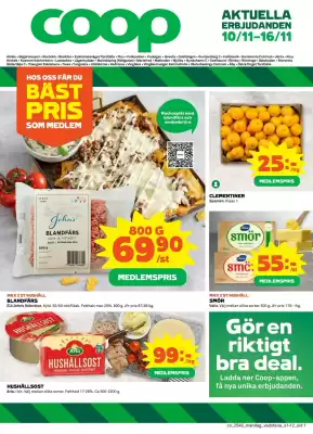 Coop reklamblad (giltig till och med 16-11)