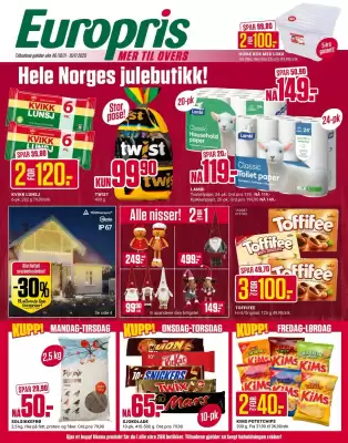 Europris kundeavis (gyldig til 15-11)