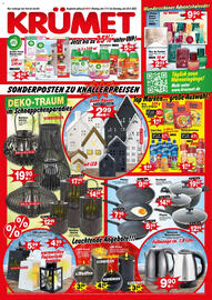 Krümet Sonderposten Prospekt woche 47 Seite 1