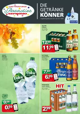 Getränkeparadies Gefromm Prospekt (gültig bis 15-11)