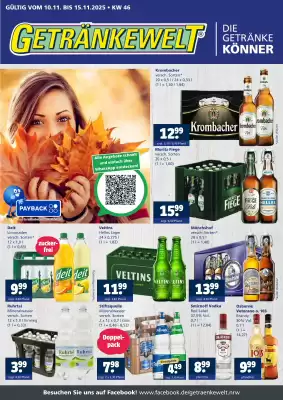 Getränkewelt Prospekt (gültig bis 15-11)