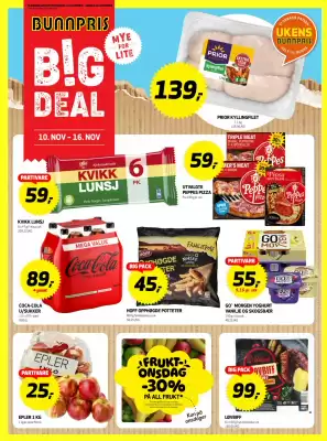 Bunnpris kundeavis (gyldig til 16-11)