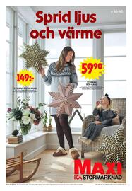 ICA Maxi reklamblad Sida 1