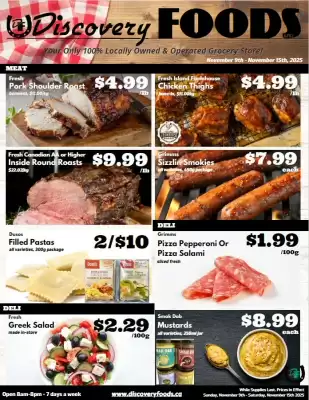 Discovery Foods flyer (valid until 22-11)